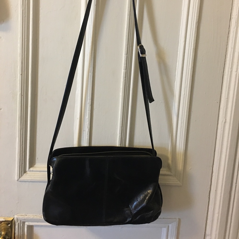 Principals 2 pocket leather handbag